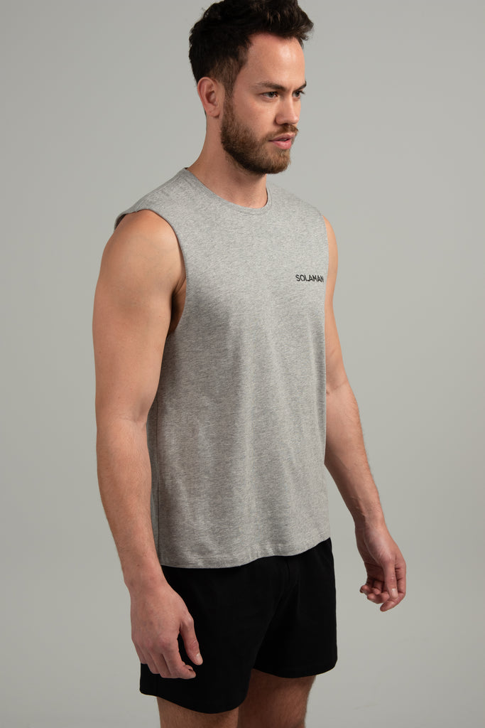 OG Muscle Tee - Grey Marle